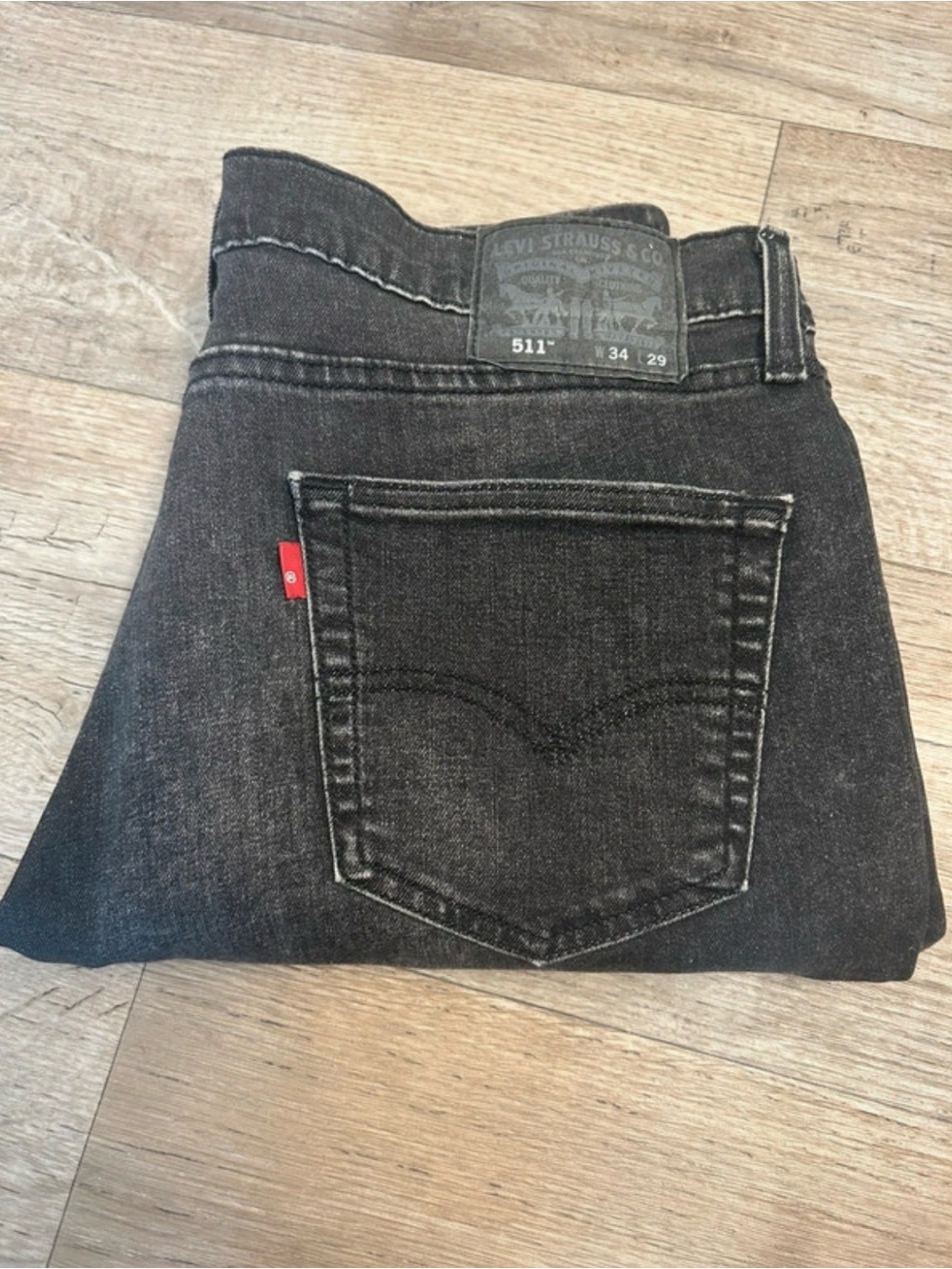 Levi's Slim Men's Jeans in Washed Black